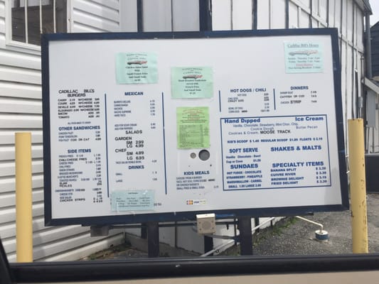 Menu photo 8 Cadillac Bills Elsberry, MO
