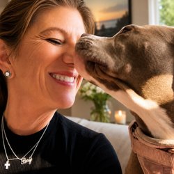 Nancy's Pet Care Service - Nancy training new Pitbull puppy