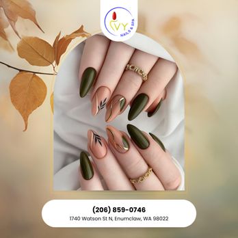Ivy Nails & Spa - The autumn air is crisp and your nails should look just as fresh! Stop by this November and let us take care of you. - Nail Salons Near Me - Enumclaw, Washington Ivy Nails & Spa - The autumn air is crisp and your nails should look just as fresh! Stop by this November and let us take care of you. - Nail Salons Near Me - Enumclaw, Washington