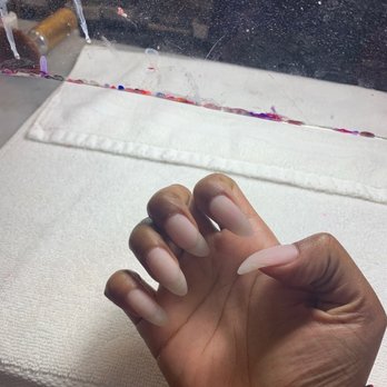 Harlem Nails - My natural nails Minh helped grow - Nail Salons Near Me - Chicago, Illinois