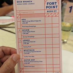 Beer week dim sum brunch at Hong Kong Lounge