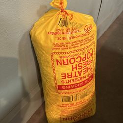 C R Frank Popcorn and Supply - Giant popcorn bag