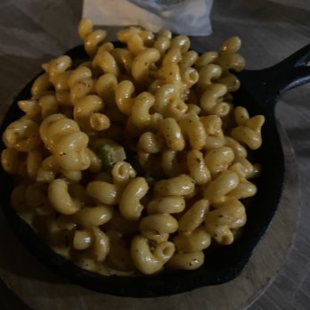 Salt Cracker Fish Camp - Cajun Mac & Cheese Skillet with no sausage - Seafood Near Me - Clearwater, Florida Salt Cracker Fish Camp - Cajun Mac & Cheese Skillet with no sausage - Seafood Near Me - Clearwater, Florida