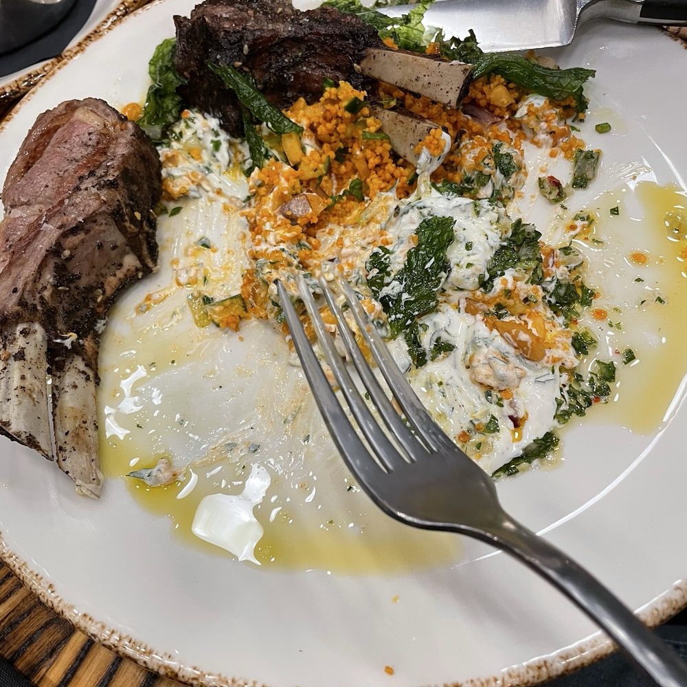 The Copper Shark - Zaatar Grilled Lamb Chop Duo - Cocktail Bars Near Me - Baltimore, Maryland