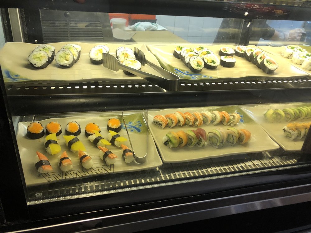 Food from Asian Buffet & Mongolian Grill