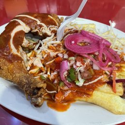 Pollo Frito Con Tajadas