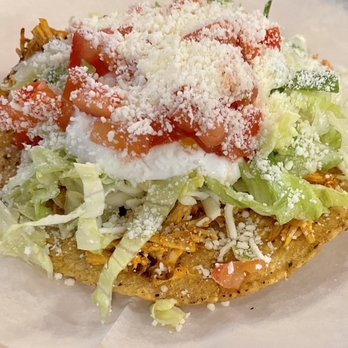 La Flor Taco Grill - Tostada - Mexican Near Me - Elgin, Illinois