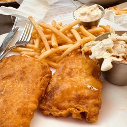 Ramsey’s Trailside - Fish and chips. Delicious!