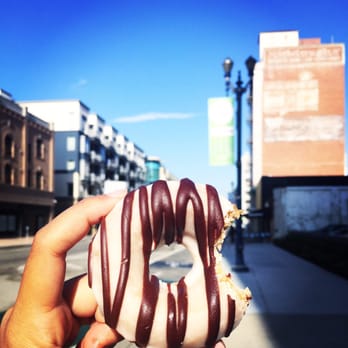 Recreational Coffee - Vegan mint chocolate donut from The Caffeinated Kitchen - Coffee & Tea Near Me - Long Beach, California Recreational Coffee - Vegan mint chocolate donut from The Caffeinated Kitchen - Coffee & Tea Near Me - Long Beach, California