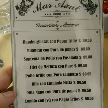 Mar Azul - Promos almuerzos (diciembre 2015) - Cafeteria Near Me - Buenos Aires, C