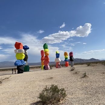 Seven Magic Mountains - Public Art Near Me - Las Vegas, Nevada