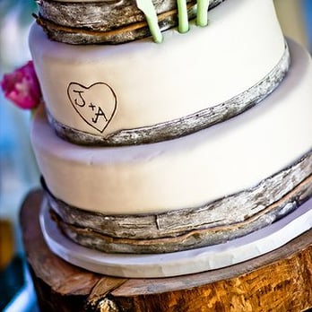 Cake Fiction - Birch Tree Bark Cake for Woodland Wedding - Bakeries Near Me - Long Valley, New Jersey Cake Fiction - Birch Tree Bark Cake for Woodland Wedding - Bakeries Near Me - Long Valley, New Jersey