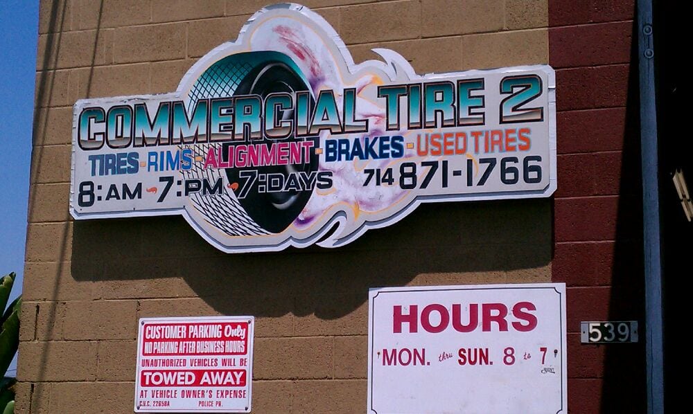 COMMERCIAL TIRE 539 W Valencia Dr, Fullerton, California Tires