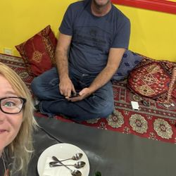 Khan Kabab Peshawari - Patiently awaiting what is smelling so good!