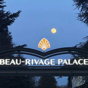 Beau-Rivage Palace - Full moon over the Palace. - Hotels Near Me - Lausanne, VD Beau-Rivage Palace - Full moon over the Palace. - Hotels Near Me - Lausanne, VD