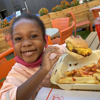 Junior's Restaurant - D. Cheeseburger meal - Bakeries Near Me - Brooklyn, New York