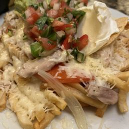 Chicken nacho fries Chicken nacho fries