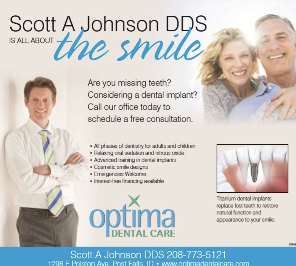 OPTIMA DENTAL CARE SCOTT A JOHNSON, DDS 13 Photos 1296 E Polston