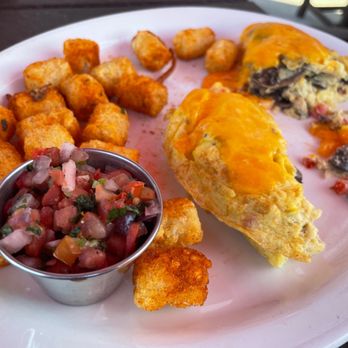 Rustic House - Breakfast omelette and what their menu calls home fries. - Pubs Near Me - Las Vegas, Nevada Rustic House - Breakfast omelette and what their menu calls home fries. - Pubs Near Me - Las Vegas, Nevada