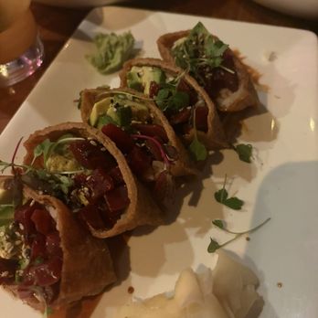 Wood Ear - Beet avo inari (vegan) - Cocktail Bars Near Me - Telluride, Colorado Wood Ear - Beet avo inari (vegan) - Cocktail Bars Near Me - Telluride, Colorado