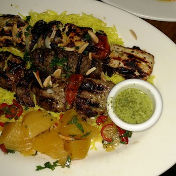 DishDash - Tasty Dish with. The yellow beets were amazing!!! (Poorly lighting, sorry) - Middle Eastern Near Me - Sunnyvale, California