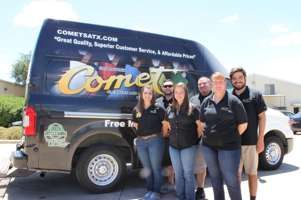COMET CLEANERS HOME DELIVERY San Antonio, Texas Dry Cleaning