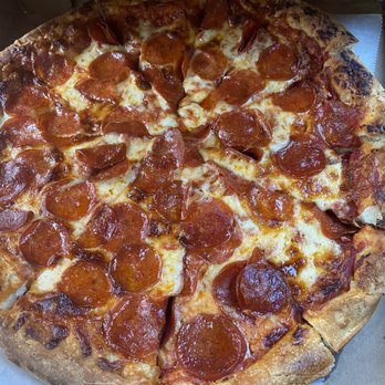 Basil's Pizza - a pepperoni pizza in a box - Pizza Near Me - Cranston, Rhode Island