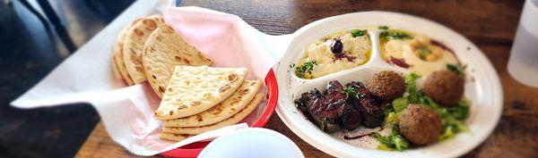 Hummus and Pita by null