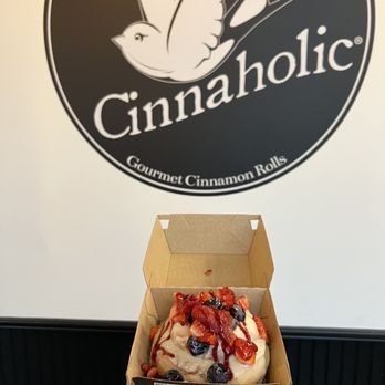 Cinnaholic - Very berry roll - Bakeries Near Me - Metuchen, New Jersey Cinnaholic - Very berry roll - Bakeries Near Me - Metuchen, New Jersey