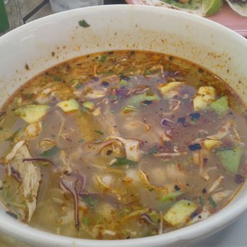 Otro Cafe - Posole with the spices, cabbage and avocado added.YUMMO!!! - Mexican Near Me - Phoenix, Arizona