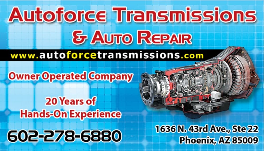 AUTOFORCE TRANSMISSIONS & AUTO REPAIR Auto Repair 1636 N 43rd Ave
