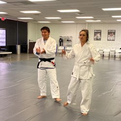 Gracie Jiu Jitsu Mesa - 1st stripe white belt for Marcy