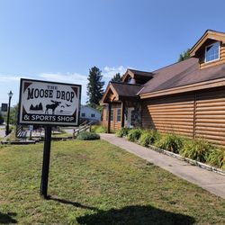 The Moose Drop and Sports Shop - A wonderful place with great food and bait, tackle and sporting goods for all.