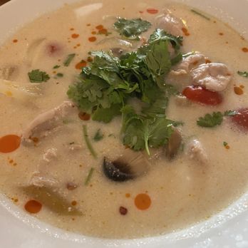 Basil Thai Restaurant - Tom Kha Coconut Chicken Soup - Thai Near Me - Honolulu, Hawaii