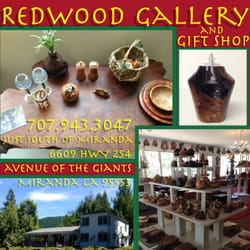 Art of the Burl Redwood Gallery - Many diverse styles and mediums of functional and aesthetic art!