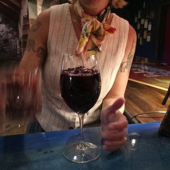 Belleair Hideaway - Amanda with the presentation of the cherry Smoked Sangria! - Wine Bars Near Me - Belleair Bluffs, Florida Belleair Hideaway - Amanda with the presentation of the cherry Smoked Sangria! - Wine Bars Near Me - Belleair Bluffs, Florida