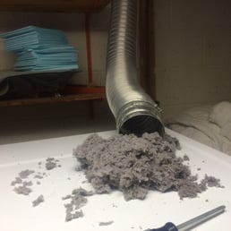 All this from the first six inches of the Drier vent!