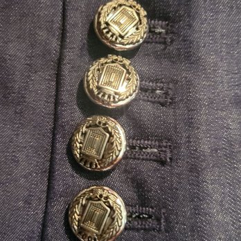Express Tailor - These are the original buttonholes and buttons that were not removed. I side the sleeves were removed cut and rehung. - Sewing & Alterations Near Me - Walnut Creek, California