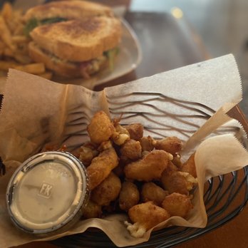 Lola - An American Bistro - Teeny tiny portion of fried cheese curds. - Coffee & Tea Near Me - New Ulm, Minnesota