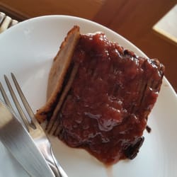 Café Com História - Crepe and chocolate cake