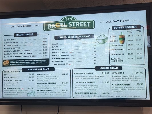 Menu photo 4 Bagel Street Vienna, VA Menu photo 4 Bagel Street Vienna, VA