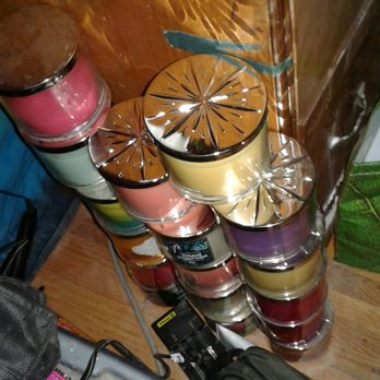 Bath & Body Works - This is a picture of my unused stack of candles and I also have a photo of all the empty ones and saving for the wedding - Cosmetics & Beauty Supply Near Me - La Mesa, California