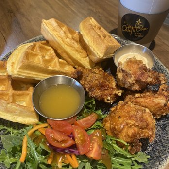 Cafe N One - Karaage Moffle & Earl Grey Latte - Desserts Near Me - Markham, Ontario Cafe N One - Karaage Moffle & Earl Grey Latte - Desserts Near Me - Markham, Ontario