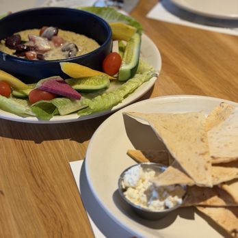 True Food Kitchen - Lemon & Feta Hummus Platter, VEG - New American Near Me - San Diego, California