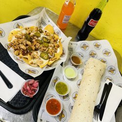 Bandido Taqueria Mexicana - Burrito and Nachos