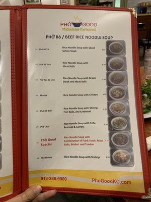 Menu photo 4 Pho Good Shawnee, KS