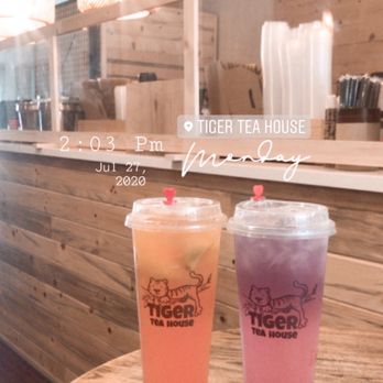 Tiger Tea House - Mango madness and dragon - Bubble Tea Near Me - Hanford, California Tiger Tea House - Mango madness and dragon - Bubble Tea Near Me - Hanford, California