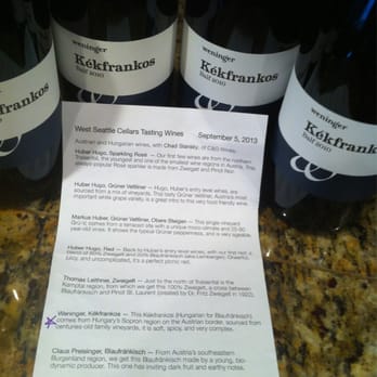West Seattle Wine Cellars - Thank you, Tom & Jan for a wonderful tasting this evening. :) - Beer, Wine & Spirits Near Me - Seattle, Washington West Seattle Wine Cellars - Thank you, Tom & Jan for a wonderful tasting this evening. :) - Beer, Wine & Spirits Near Me - Seattle, Washington
