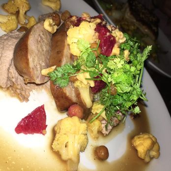 Table, Donkey and Stick - Chicken sausage - Modern European Near Me - Chicago, Illinois