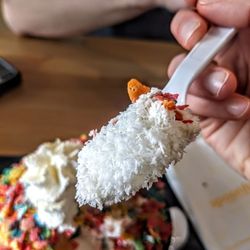 Spoonful Dessert Cafe - Closeup of the creamy ice